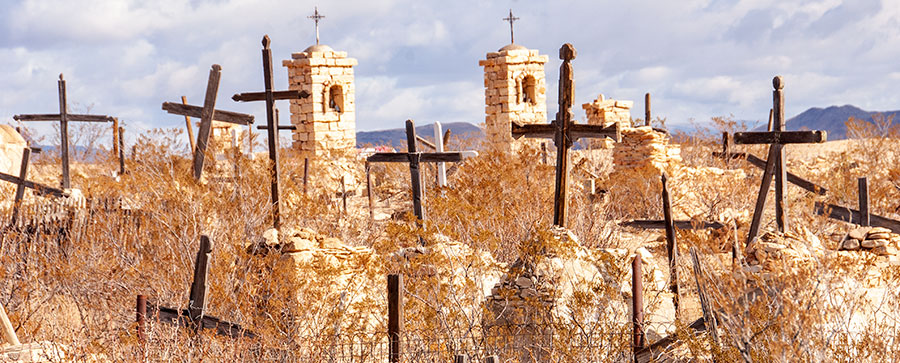 The Terlingua Cemetery.